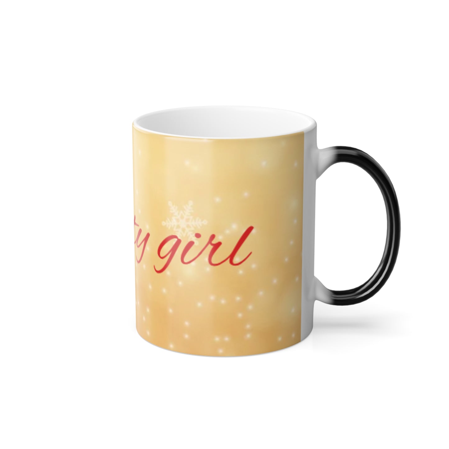 Naughty Girl Color Morphing Mug - Warm Holiday Vibes - Perfect Gift for Fun Celebrations